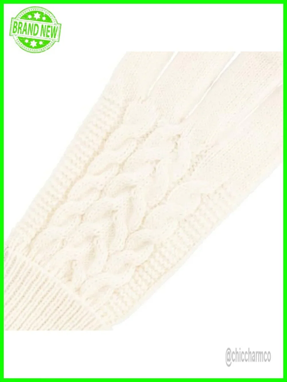 Touchscreen Cable Knit Sherpasoft Gloves - Women's Cold Weather